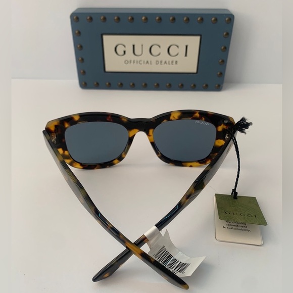 New - 💯 - GUCCI GG1110S-003 53 Sunglass Unisex BIO ACETATE
Sunglasses - Picture 8 of 12